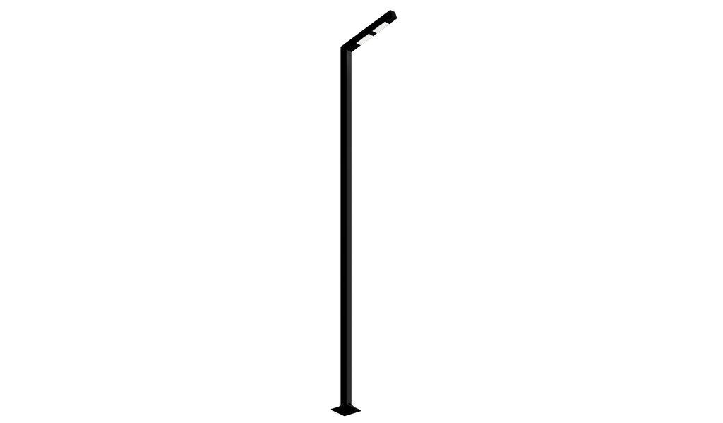 Светодиодные парковые светильники уличного освещения BRUM-PL-55 (20°)