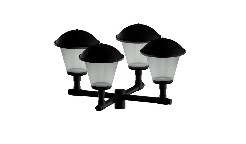 Светодиодные парковые светильники уличного освещения BRUM-S2-QUATTRO-80